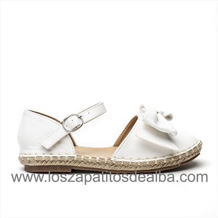 Comprar Zapatillas Niña Blancas Modelo Esparta【Al mejor precio】