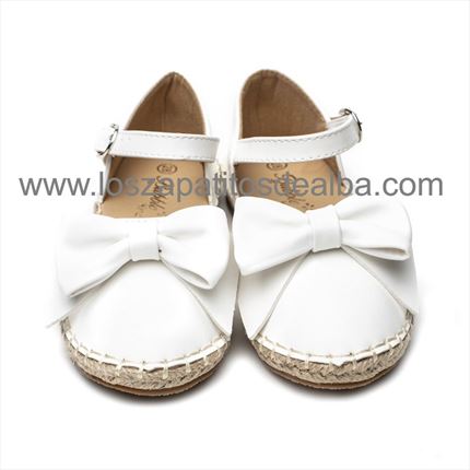 Comprar Zapatillas Niña Blancas Modelo Esparta【Al mejor precio】