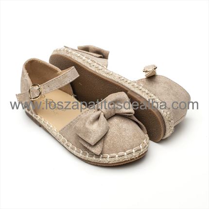 Comprar Zapatillas Niña Taupe Modelo Esparta🥇