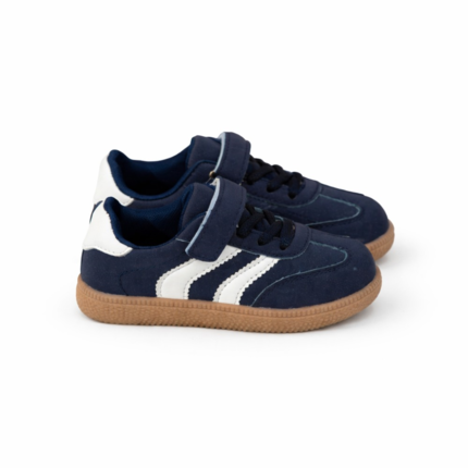 Zapatillas Niño Azul Marino Velcro y Respetuosas