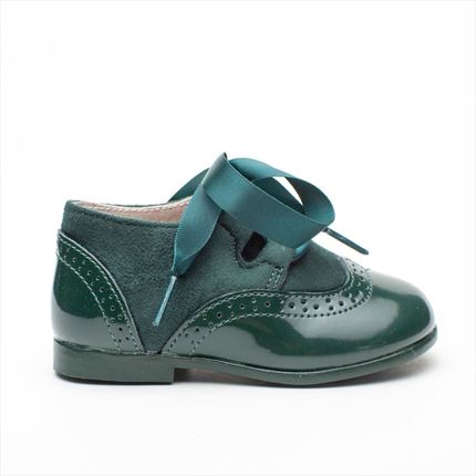 Comprar Zapatos Niña Verde Modelo blucher inglés. ✔ Muy chulos