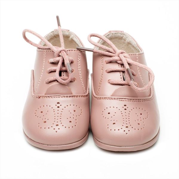 Zapato Niña Rosa Blucher Modelo Victoria (4)