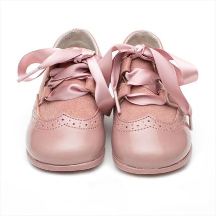 Comprar Zapato niña rosa modelo blucher inglés  ▷baratos◁