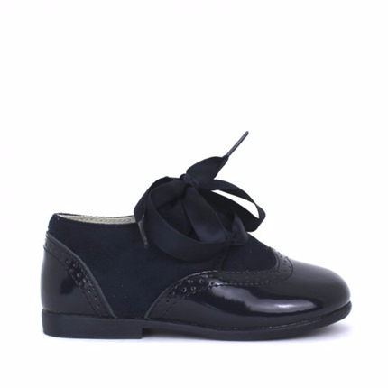 Zapato unisex azul marino modelo blucher inglés ▷baratos◁