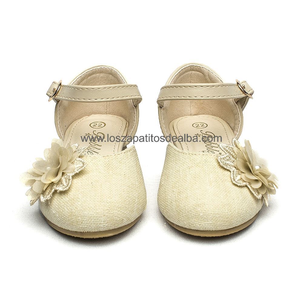 delicado influenza lista Comprar Zapatos ceremonia niña Beige modelo Margarita🥇