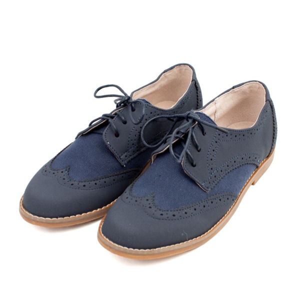 Zapatos Comunión Niño Azul Marino Modelo Verino (2)
