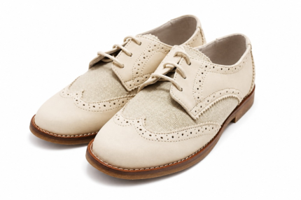 Zapatos Comunión Niño Beige Modelo Verino