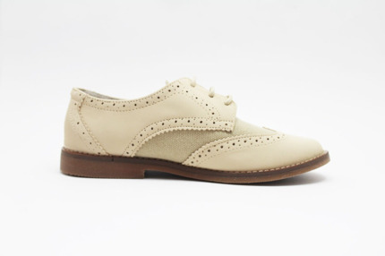 Zapatos Comunión Niño Beige Modelo Verino. ✔ Muy chulos