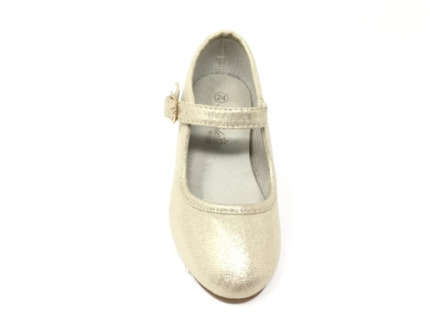 Zapatos Flamenca Niña Dorado