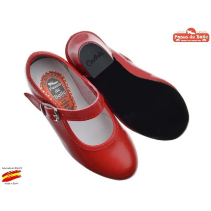 Comprar Zapatos Flamenca Niña Rojo ▷baratos◁   ZapatitosDeAlba