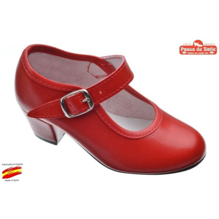 Comprar Zapatos Flamenca Niña Rojo ▷baratos◁   ZapatitosDeAlba