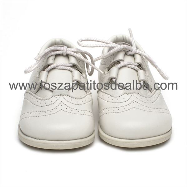 Zapatos Inglesitos Beige Porcelana Piel Modelo Bruno (1)