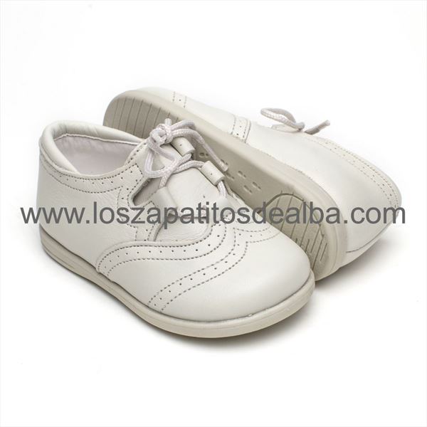 Zapatos Inglesitos Beige Porcelana Piel Modelo Bruno (2)