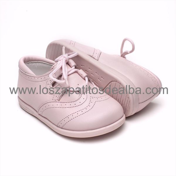 Zapatos Inglesitos Rosa Modelo Berta (2)