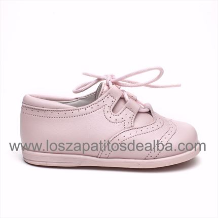 Comprar Zapatos Inglesitos Rosa Modelo Berta 🥇  | ZapatitosDeAlba