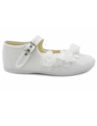 Zapatos Niña Blanco Comunión o Arras