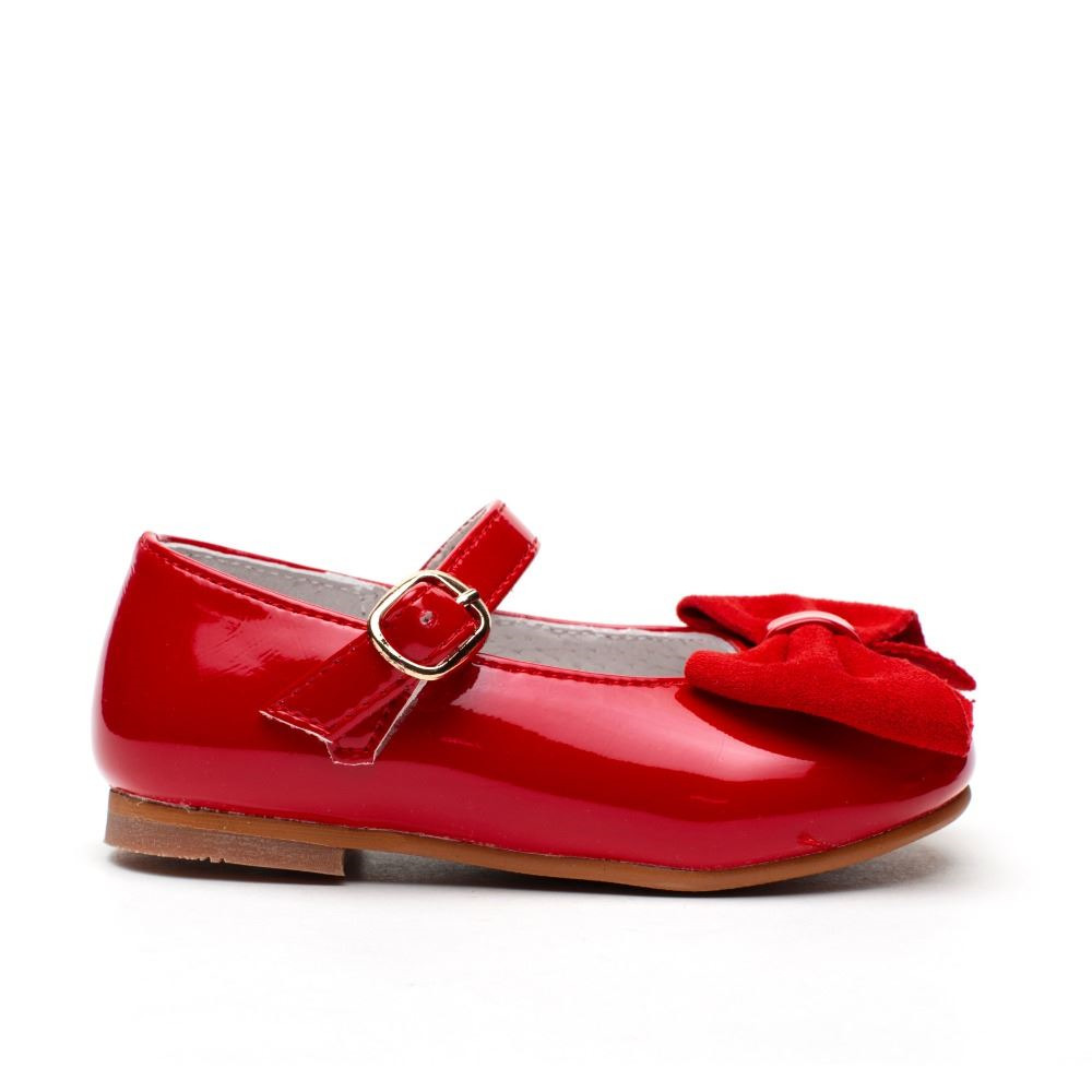 Zapatos Charol Rojo Niña | Outlet www.jardimartimoniz.pt