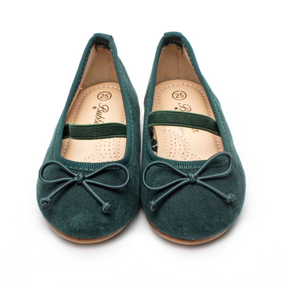 Comprar Zapatos Verde Bailarinas🥇 | ZapatitosDeAlba