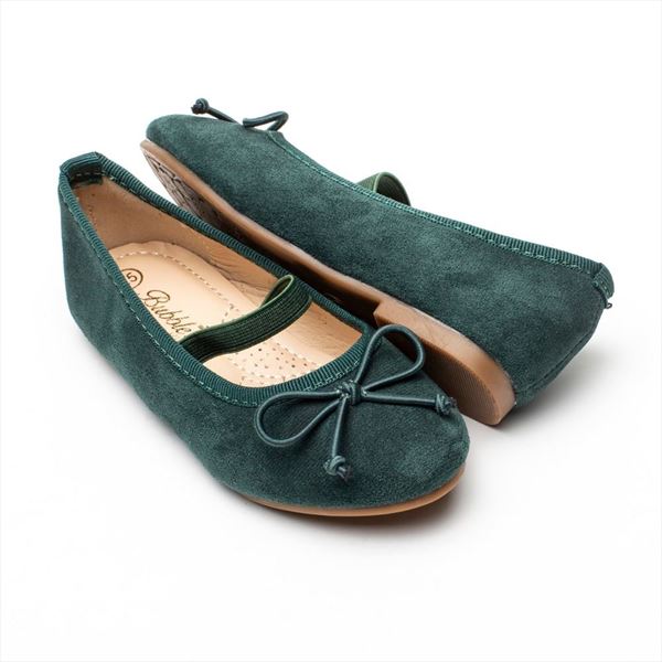 Zapatos Niña Verde Bailarinas (2)