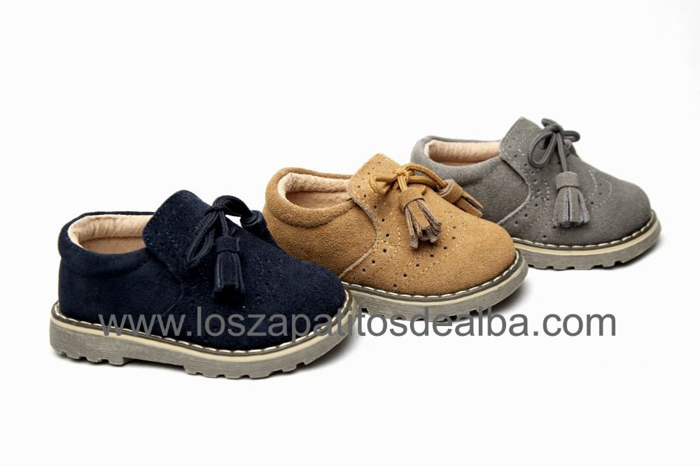 Comprar Zapatos Niño Azul Marino Flecos mejor precio】