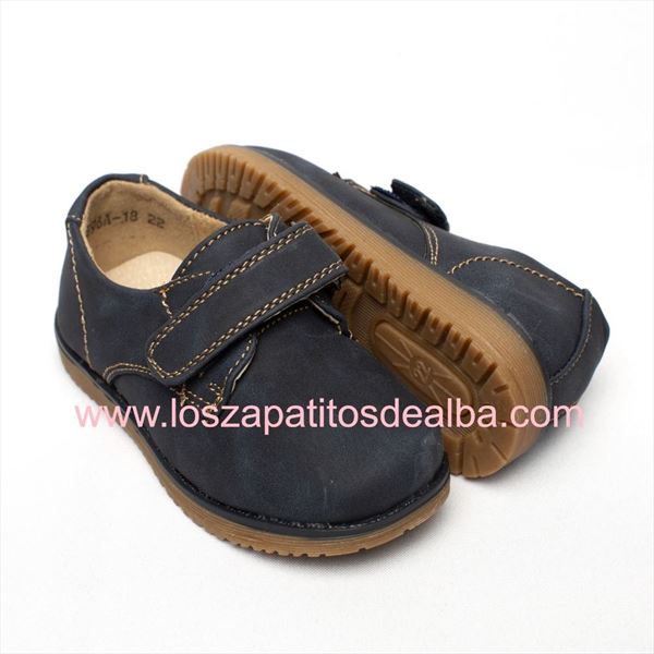 Zapatos Niño Azul Marino Velcro (2)