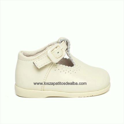 Comprar Zapatos Primeros Pasos Bebé Niño Pepito piel Beige🥇